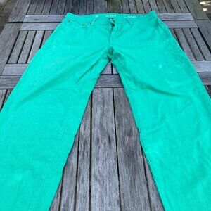 Super cute J Crew Green Jeans Sz 31